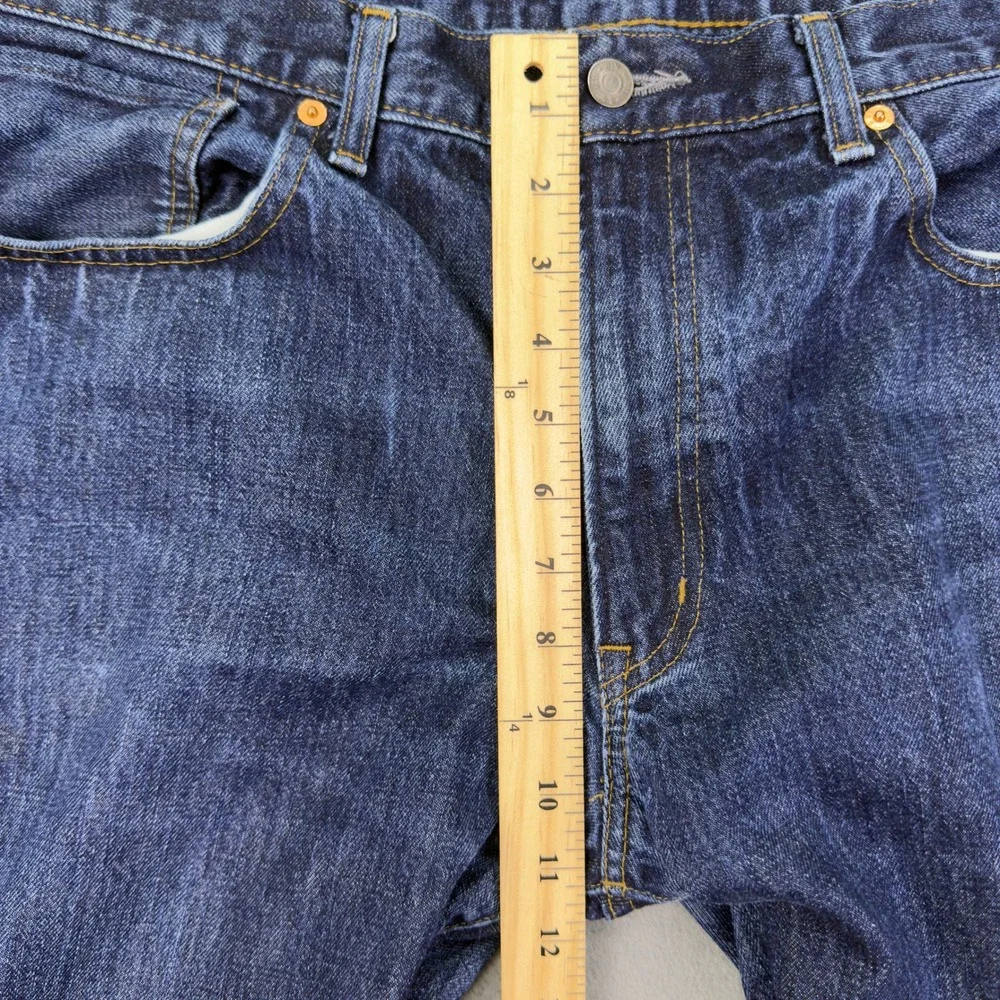 Denim & Supply Ralph Lauren Straight Leg Jeans 36/32 Blue Mens Cotton Denim